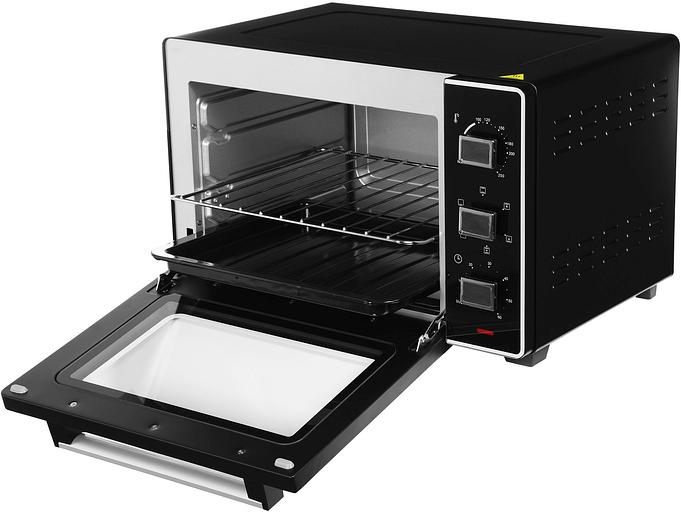 Мини-печь Hyundai MIO-HY093 28л. 1600Вт черный фото 5