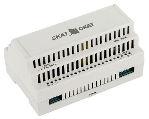 Ибп исполнения din (586) Бастион SKAT-12-6.0 DIN (СКАТ ИБП-12/6-DIN) источник питания 12В 6А пластиковый корпус под DIN рейку 35 мм (SKAT-12-6.0 DIN) фото 3