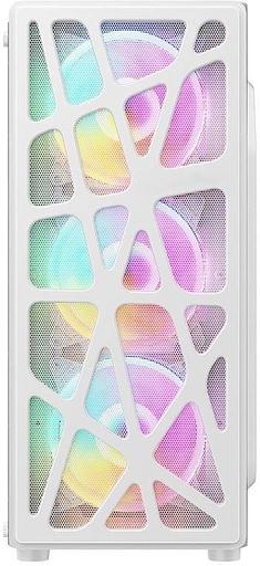 Корпус Formula MANA белый без БП ATX 4x120mm 1xUSB2.0 1xUSB3.0 1xUSB3.1 audio bott PSU фото 3