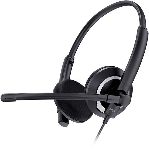 Наушники с микрофоном Acer OHW307 черный 1.8м накладные оголовье (ZL.HDSEE.002) фото 1