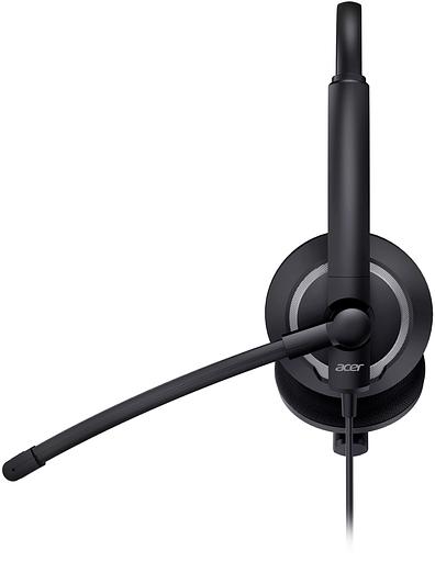 Наушники с микрофоном Acer OHW307 черный 1.8м накладные оголовье (ZL.HDSEE.002) фото 3