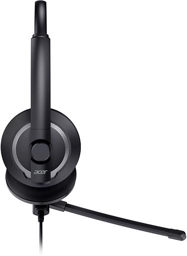 Наушники с микрофоном Acer OHW307 черный 1.8м накладные оголовье (ZL.HDSEE.002) фото 4