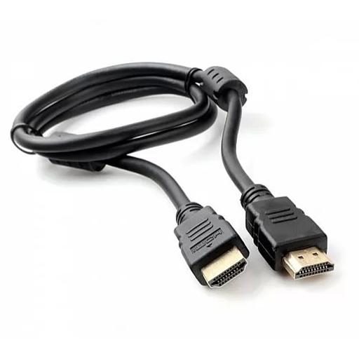 Кабель HDMI Cablexpert CCF2-HDMI4-1M, 19M/19M, v2.0, медь, позол.разъемы, экран, 2 фер.кольца, 1м, черный пакет фото 1