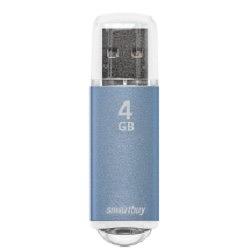 Smartbuy USB Drive 4GB V-Cut Blue (SB4GBVC-B) фото 1