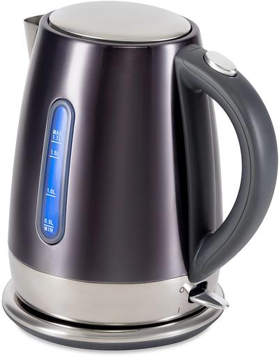 Чайник электрический Hyundai HYK-S7777 1.7л. 2200Вт графит/серебристый корпус: стекло фото 10