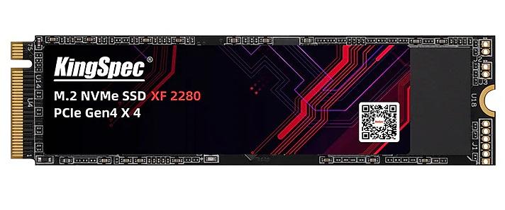 Твёрдотельный накопитель KingSpec M.2 NVMe 4.0 1TB (XF-1TB 2280) (XF-1TB 2280) фото 1
