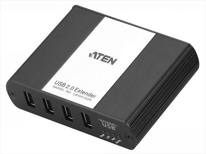 Удлинитель ATEN 4-Port USB 2.0 Cat 5 Extender over LAN (UEH4102-AT-G) фото 2