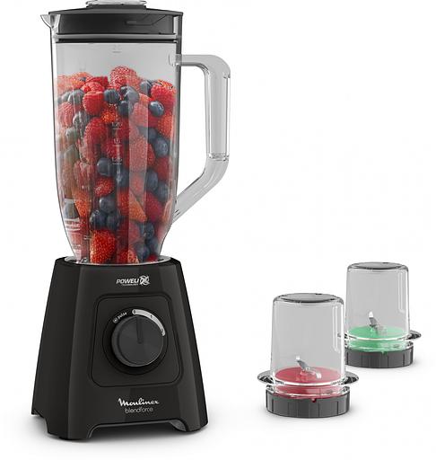 Блендер стационарный Moulinex Blendforce LM458810 600Вт черный фото 2