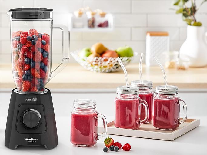 Блендер стационарный Moulinex Blendforce LM458810 600Вт черный фото 4