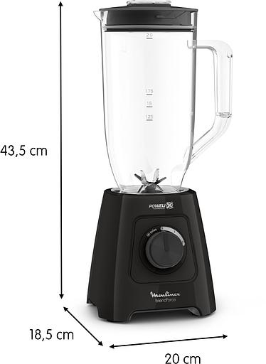 Блендер стационарный Moulinex Blendforce LM458810 600Вт черный фото 6