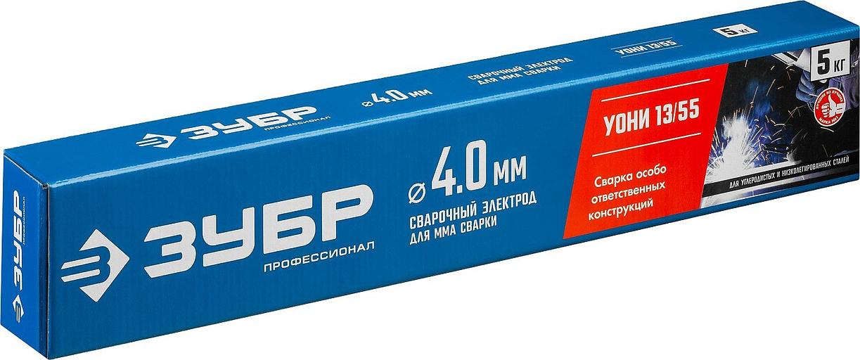 Электроды Зубр Профессионал D4мм L450мм 5000гр (40025-4.0) фото 2