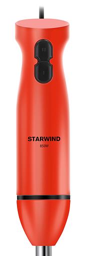 Блендер погружной Starwind SBP2201 850Вт красный/черный фото 9