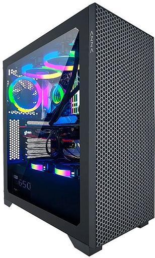 Корпус Azza HIVE черный без БП ATX 1x120mm 2xUSB2.0 1xUSB3.0 audio bott PSU фото 2