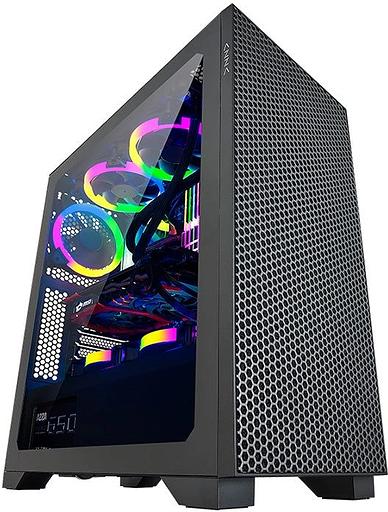 Корпус Azza HIVE черный без БП ATX 1x120mm 2xUSB2.0 1xUSB3.0 audio bott PSU фото 3