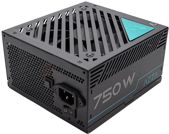 Блок питания Azza ATX 750W PSAZ-750G 80+ gold (20+4pin) APFC 120mm fan 6xSATA Cab Manag RTL фото 2