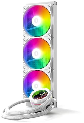 Система водяного охлаждения ID-Cooling SL360 XE Soc-AM5/AM4/1151/1200/2066/1700 4-pin 14-30dB Al+Cu 350W LED Ret фото 2