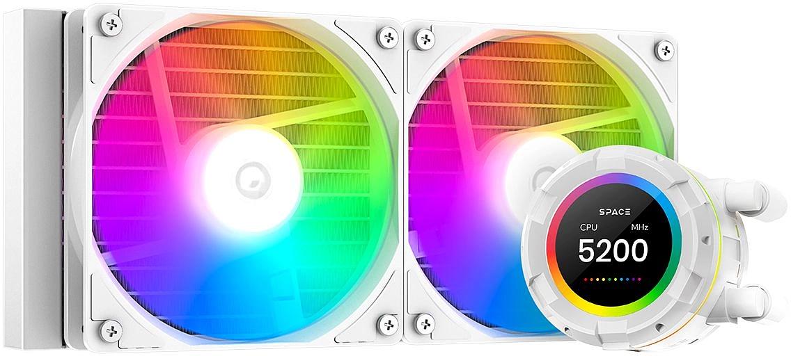 Система водяного охлаждения ID-Cooling SL240 XE Soc-AM5/AM4/1151/1200/2066/1700 4-pin 14-30dB Al+Cu 300W LED Ret фото 1