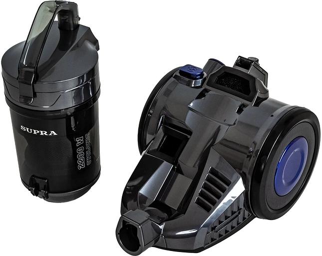 Пылесос Supra VCS-2410 2200Вт синий/черный фото 5