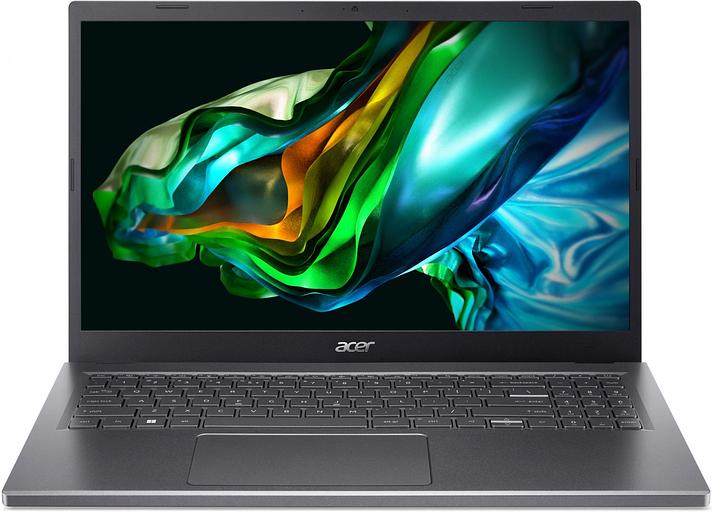 Ноутбук Acer Aspire 5 A515-58P-55K7 Core i5 1355U 8Gb SSD512Gb Intel UHD Graphics 15.6" TN FHD (1920x1080) noOS silver WiFi BT Cam (NX.KHJER.004) фото 1