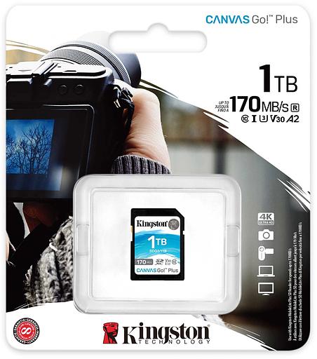 Флеш карта SDXC 1TB Kingston SDG3/1TB Canvas Go! Plus w/o adapter фото 3