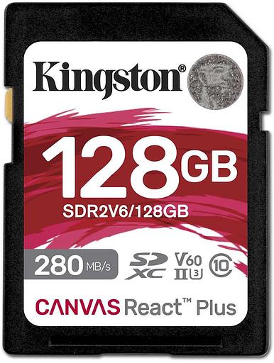 Флеш карта SDXC 128GB Kingston SDR2V6/128GB Canvas React Plus w/o adapter фото 1