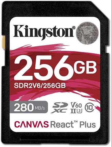 Флеш карта SDXC 256GB Kingston SDR2V6/256GB Canvas React Plus w/o adapter фото 1
