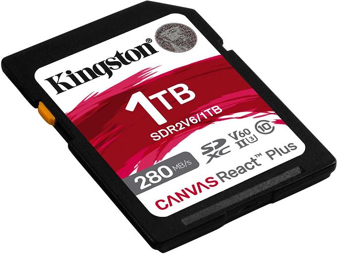 Флеш карта SDXC 1TB Kingston SDR2V6/1TB Canvas React Plus w/o adapter фото 2