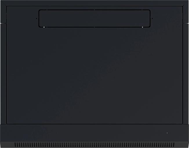 Шкаф коммутационный NTSS (NTSS-W12U6045GS-BL) настенный 12U 570x450мм пер.дв.стекл 60кг черный 24кг фото 5