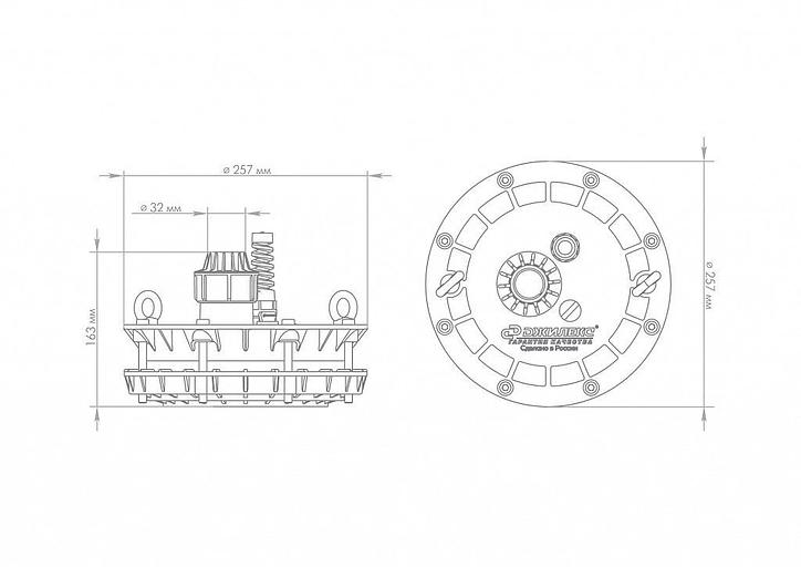 Оголовок Джилекс ОСП 133-160/32 (6302) фото 5