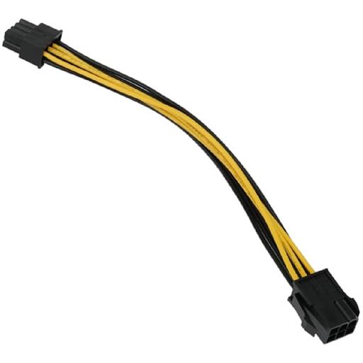 Кабель-удлинитель питания PCIe Cablexpert PCIe 6pin(F) / PCIe 8pin(M), медь, 20см, пакет фото 1