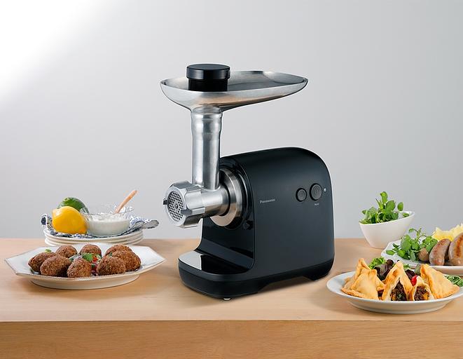 Мясорубка Panasonic MK-GX1710KTQ 1700Вт черный/серебристый фото 6