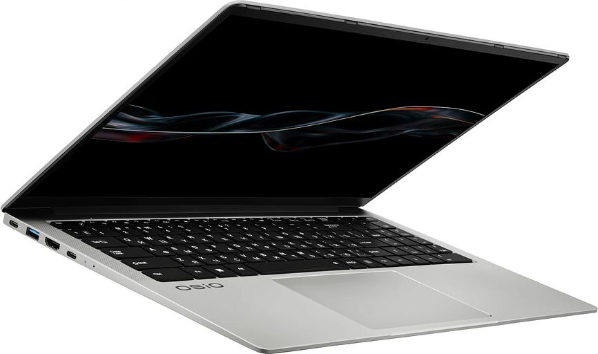 Ноутбук Osio FocusLine F160i-009 Core i5 1235U 16Gb SSD512Gb Intel Iris Xe graphics 16.1" IPS FHD (1920x1080) noOS grey WiFi BT Cam 6000mAh фото 5