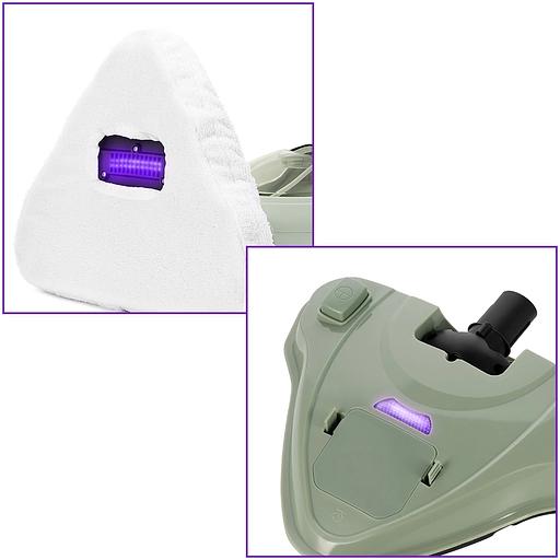 Швабра паровая Kitfort КТ-1076 1300Вт фисташковый фото 5