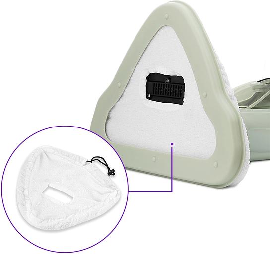 Швабра паровая Kitfort КТ-1076 1300Вт фисташковый фото 6