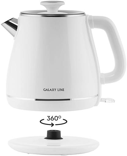 Чайник электрический Galaxy Line GL 0331 1.8л. 2200Вт белый корпус: пластик (ГЛ0331ЛБЕЛ) фото 3