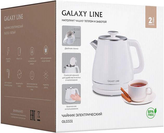 Чайник электрический Galaxy Line GL 0331 1.8л. 2200Вт белый корпус: пластик (ГЛ0331ЛБЕЛ) фото 8