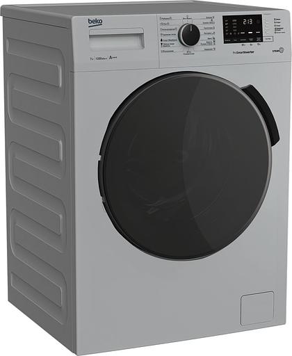 Стиральная машина Beko RSPE78612S класс: A+++ загр.фронтальная макс.:7кг серебристый инвертер фото 2