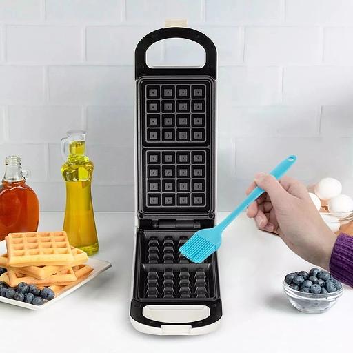 Вафельница Kitfort КТ-1690 700Вт черный/белый фото 5