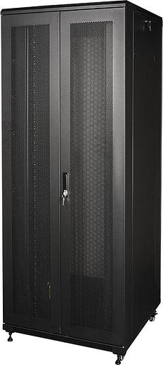 Шкаф серверный Lanmaster Business (TWT-CBB-42U-8X12-P1) напольный 42U 800x1200мм пер.дв.перфор. задн.дв.перфор. 2 бок.пан. 800кг черный IP20 фото 3