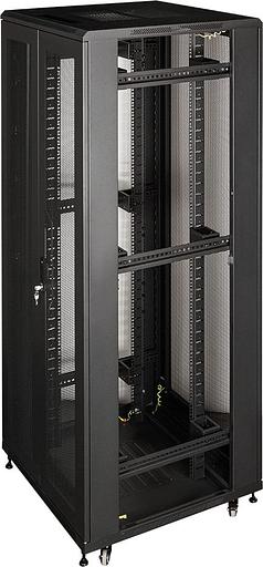 Шкаф серверный Lanmaster Business (TWT-CBB-42U-8X12-P1) напольный 42U 800x1200мм пер.дв.перфор. задн.дв.перфор. 2 бок.пан. 800кг черный IP20 фото 5