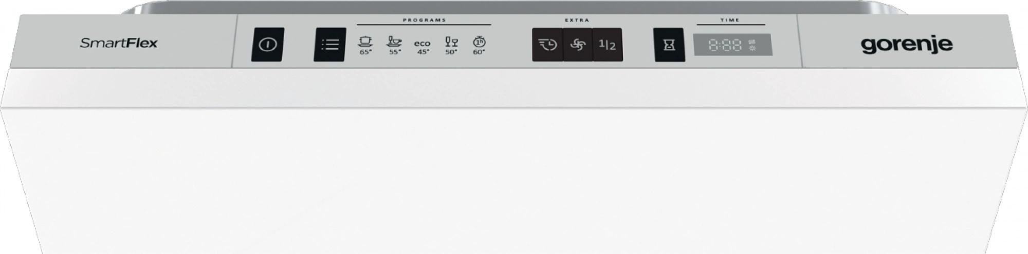 Посудомоечная машина встраив. Gorenje GV522E10S 1760Вт компактная белый/серый фото 2