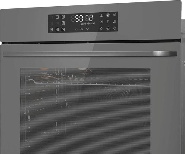 Духовой шкаф Электрический Maunfeld EOEH7614LGR серый фото 5