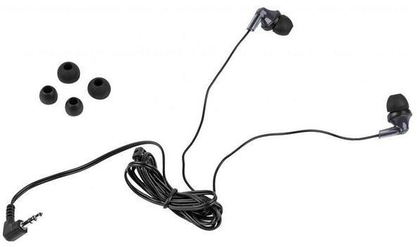 Наушники внутриканальные Panasonic RP-HJE118GU 1.1м черный проводные в ушной раковине (RP-HJE118GUK) фото 4