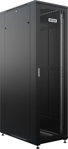 Шкаф серверный NTSS Премиум (NTSS-R42U60100PD/PDD-BL) напольный 42U 600x1000мм пер.дв.перфор. задн.дв.перфор.2-хст. 900кг черный 111кг фото 1