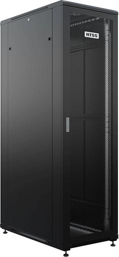 Шкаф серверный NTSS Премиум (NTSS-R42U60120PD/PDD-BL) напольный 42U 600x1200мм пер.дв.перфор. металл 900кг серый 150кг фото 1