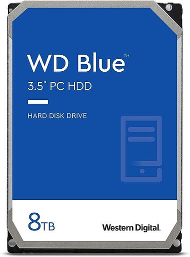Жесткий диск WD SATA-III 8TB WD80EAAZ Desktop Blue (5640rpm) 128Mb 3.5" фото 1