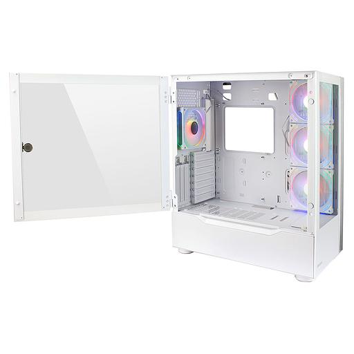 Ginzzu GL770 FAN 12MW6 RGB*4 USB3.0 CRC10 Белый фото 2