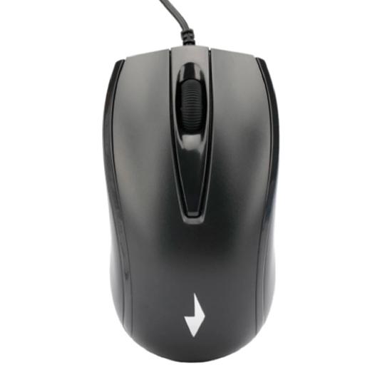 Gembird MOP-110 Black {Мышь, USB, черный, 3 кнопки, 1000 DPI, кабель 1.8м} фото 1