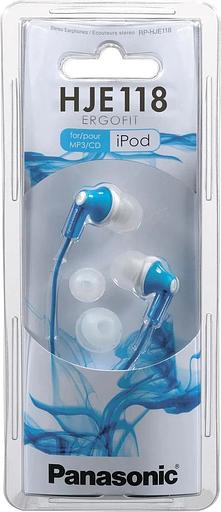 Наушники внутриканальные Panasonic RP-HJE118GU 1.1м белый/голубой проводные в ушной раковине (RP-HJE118GUA) фото 2