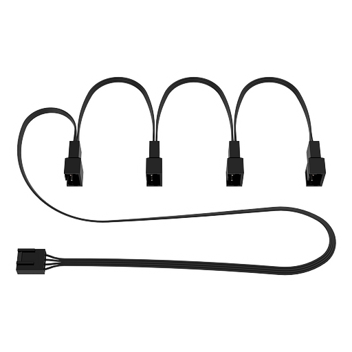 Кабель Arctic Cooling ARCTIC 4-Pin Fan Splitter Cable (Разветвитель для корпусных вентиляторов) to 4-x PWM Fan (701655) OEM фото 1
